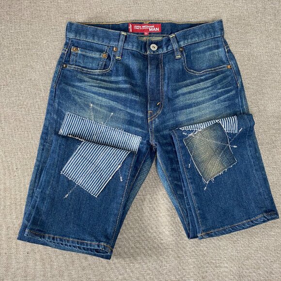 Levi's 513 x Junya Watanabe Patchwork Denim Jeans Men 30 x 32 Blue Casual Pants - Picture 3 of 16